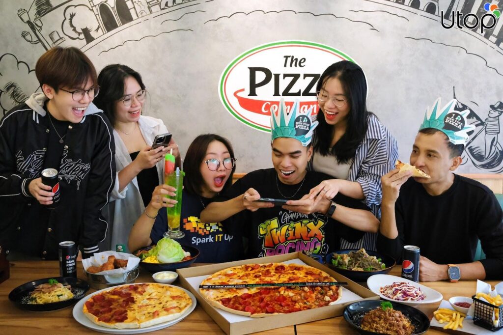 Pizza company đa dạng hương vị, hấp dẫn