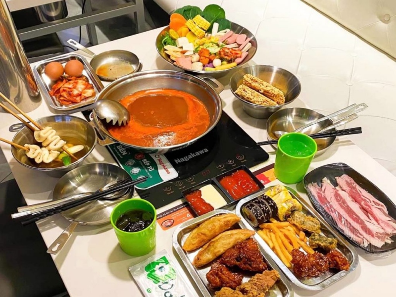 Quán tokbokki buffet nổi bật gần đây