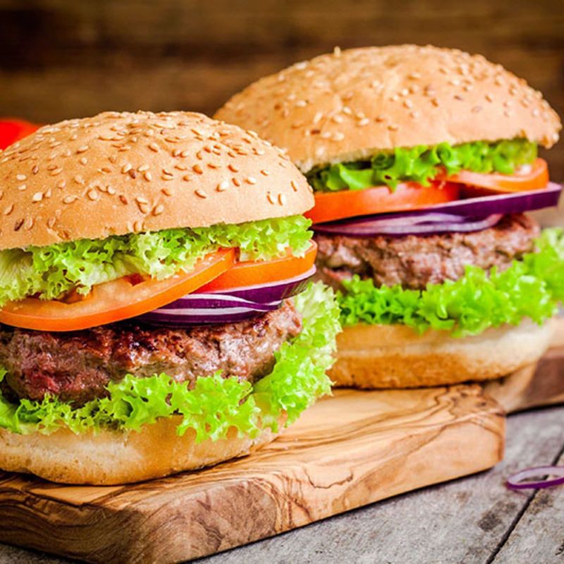 Nhân bánh burger - nguyên liệu quyết định vị ngon của bánh