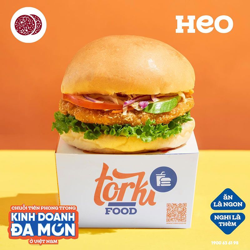 Burger Torki Food - vị ngon tuyệt hảo cùng nước sốt thần thánh