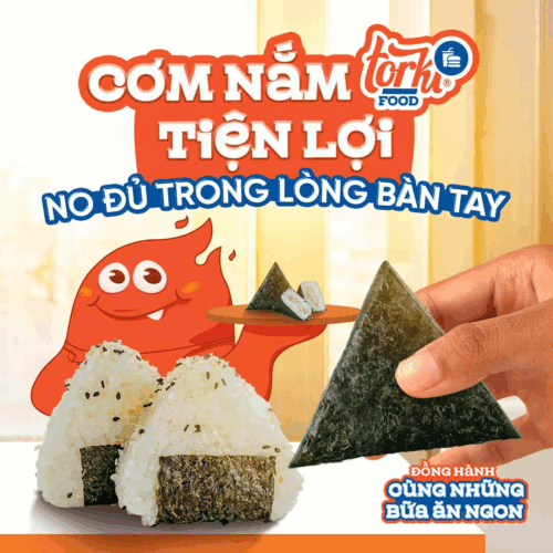 Torki Food ra mắt món cơm nắm Torki tiện lợi 