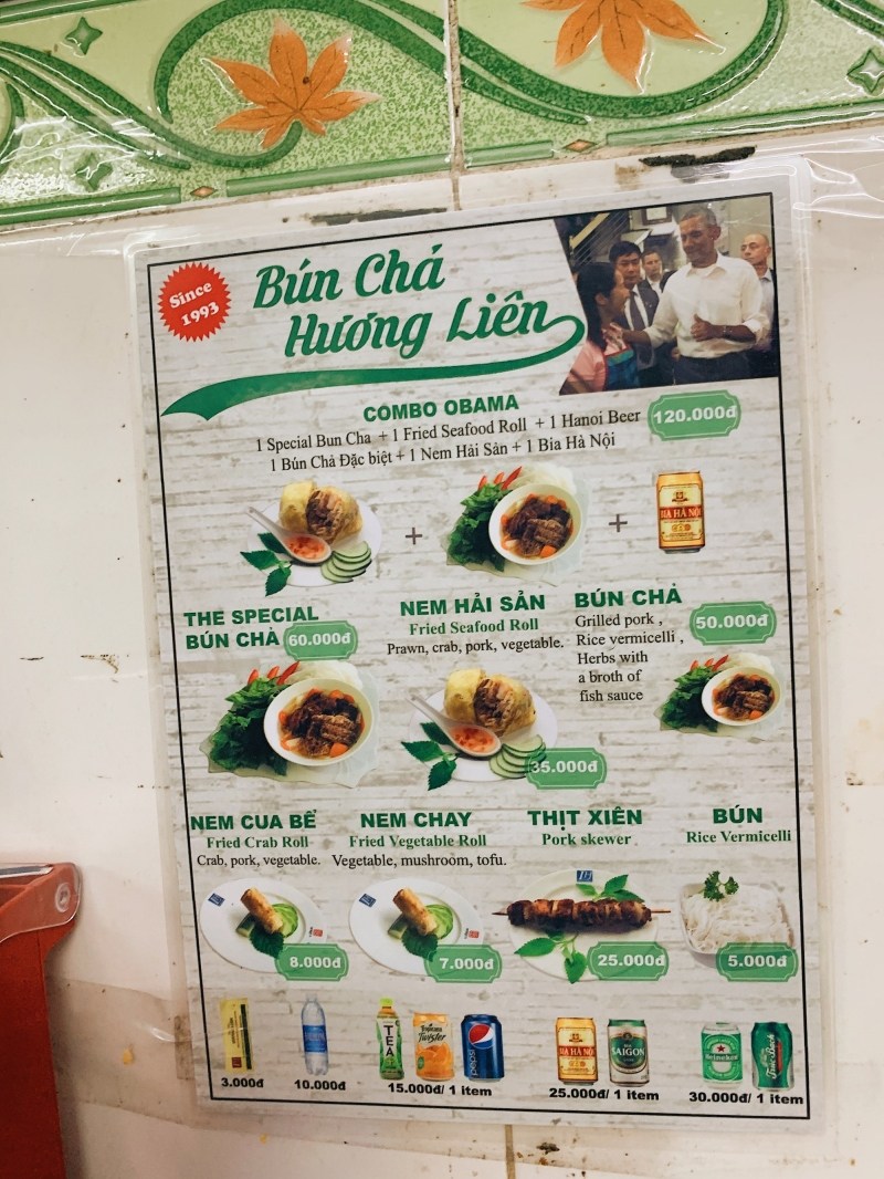 Nguồn gốc và lịch sử của bún chả Obama