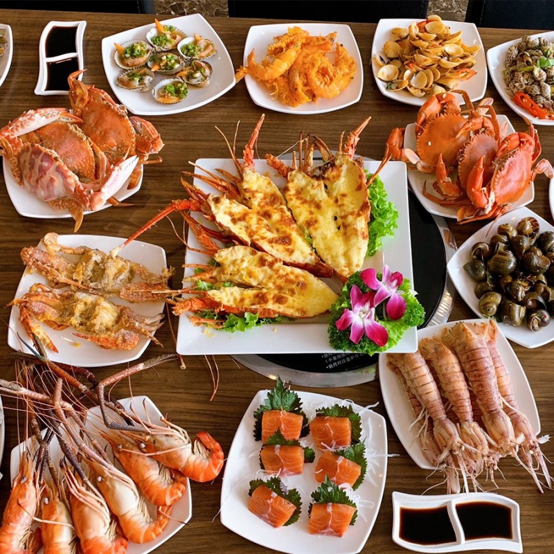 List quán buffet hải sản Nà Nội tươi ngon, giá mềm