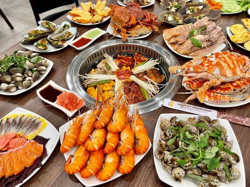 Chuyên hải sản tươi ngon, đa dạng