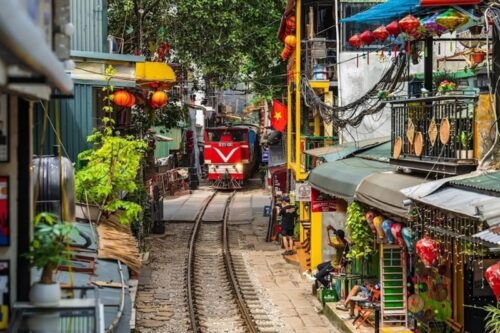 Vị trí và đặc điểm nổi bật của phố cà phê đường tàu