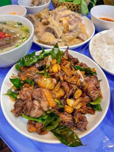 List quán ngan cháy tỏi Hà Nội ngon trứ danh