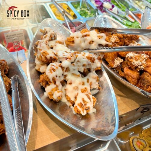 Review buffet tokbokki Hàn Quốc Spicy Box
