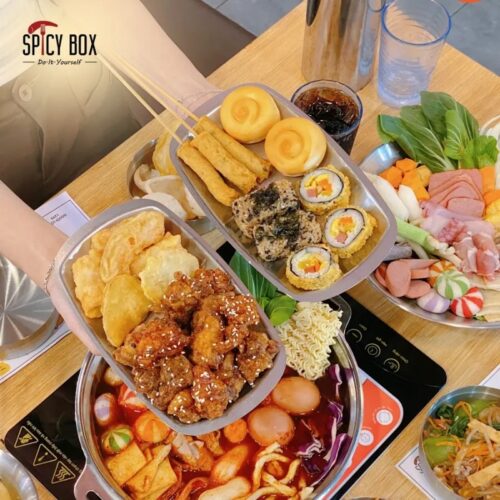 Review buffet tokbokki Hàn Quốc Spicy Box