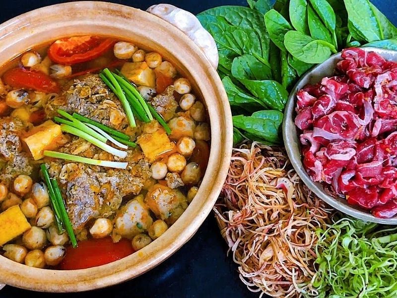 hướng dẫn nấu bún riêu cua đồng