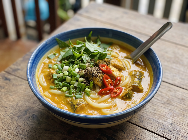 bánh canh cá lóc huế