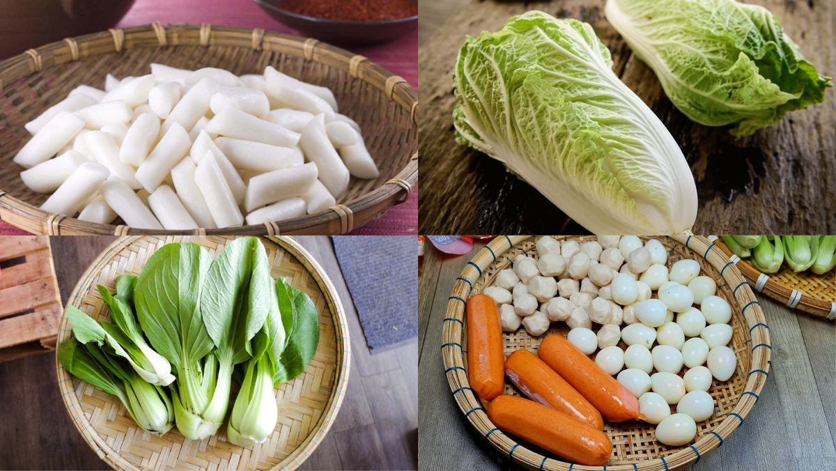 nguyên liệu nấu tokbokki