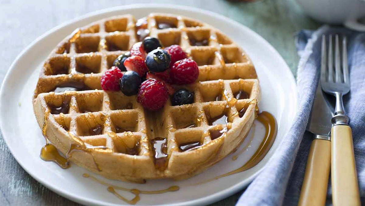 cách làm banh bánh waffle