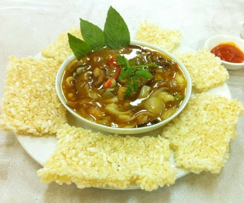 cơm cháy ninh bình ngon