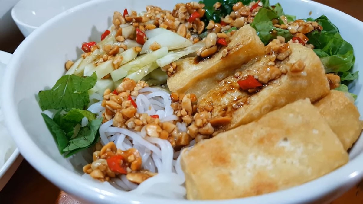cách làm bún nước tương