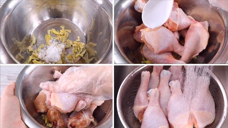 nguyên liệu làm gà KFC