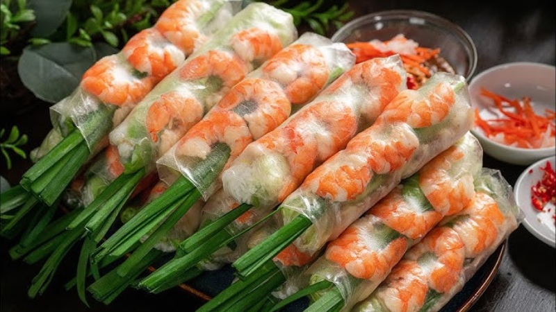 cách làm gỏi cuốn tôm thịt
