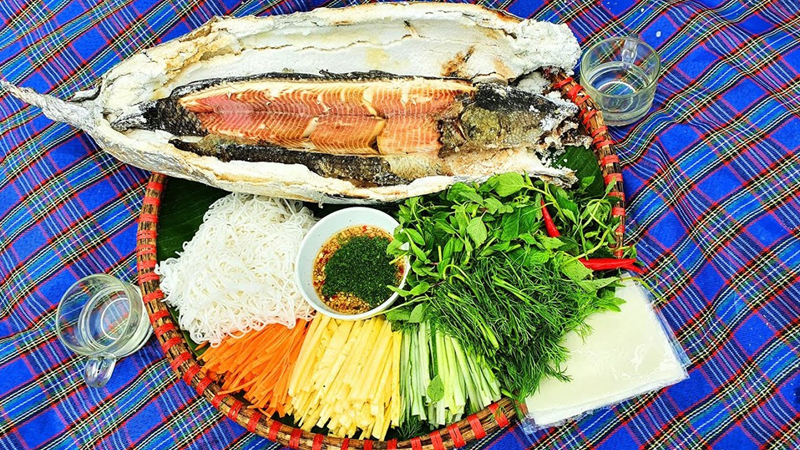 các lóc nướng trui ngon